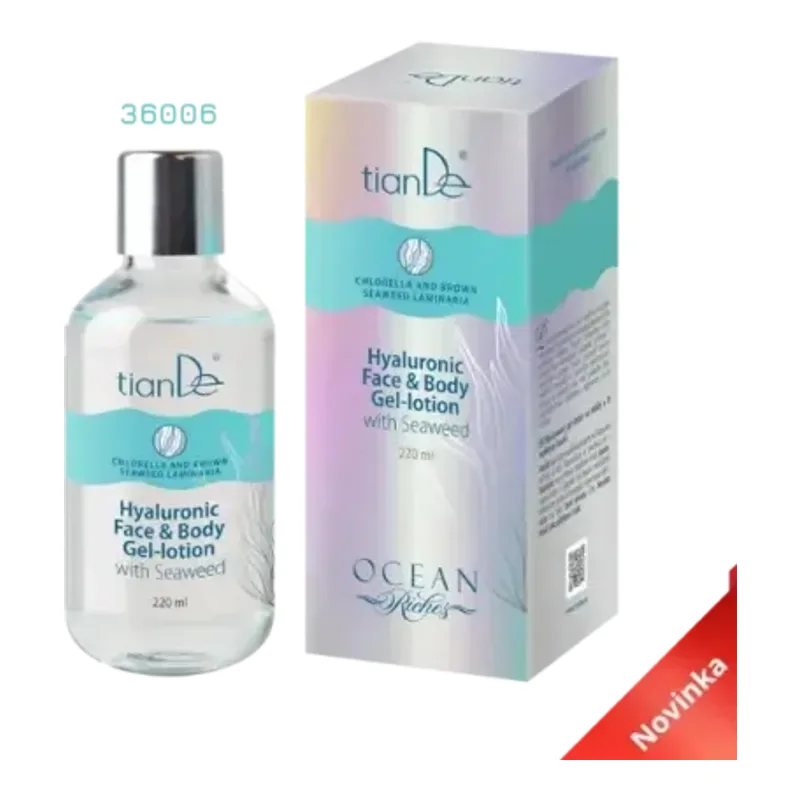 Hyaluronový gél-lotion na tvár a telo s morskými riasami